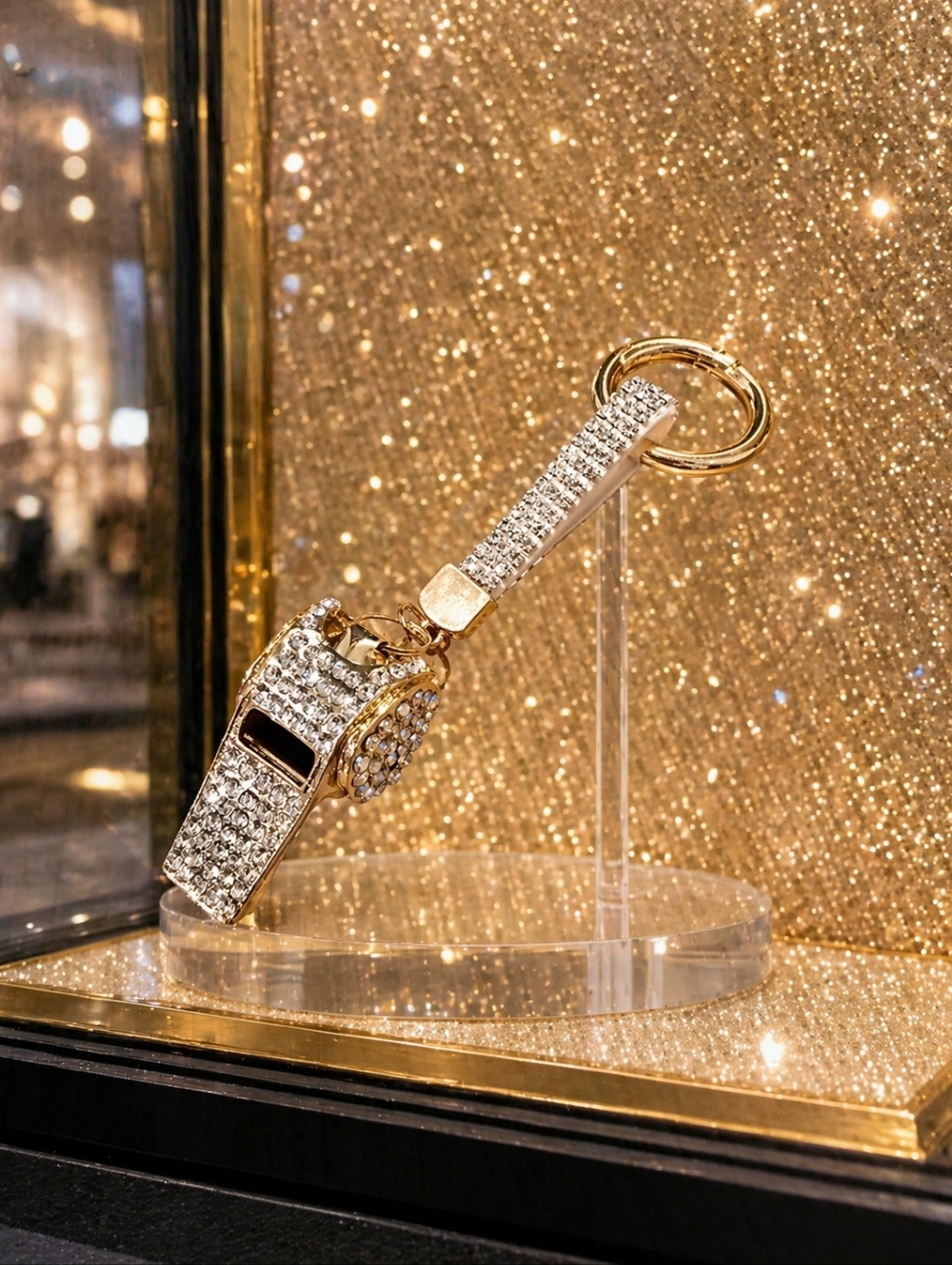 Whistle Keychain/Bag Charm...IT WORKS!